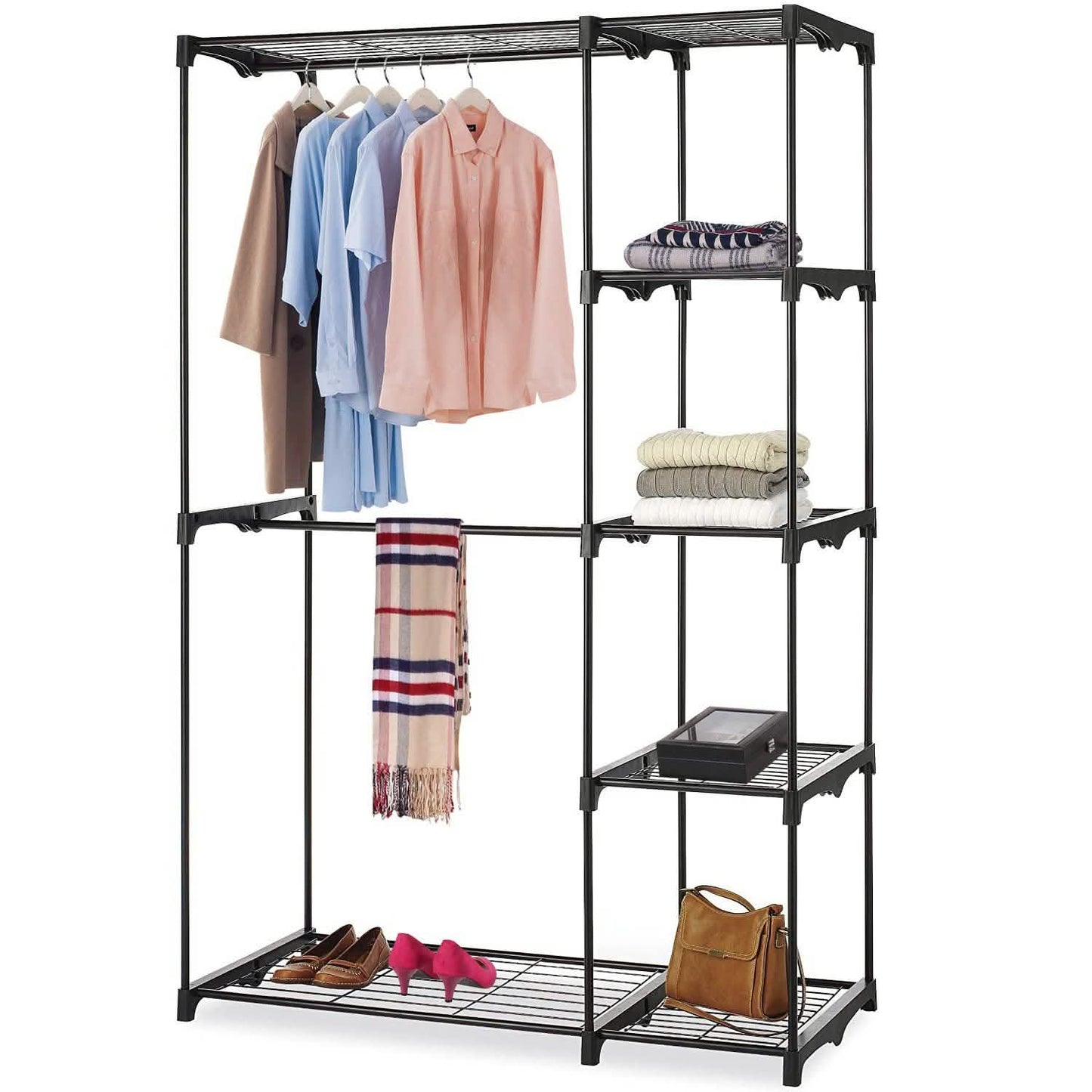 Metallschrank Deluxe mit doppelter Kleiderstange