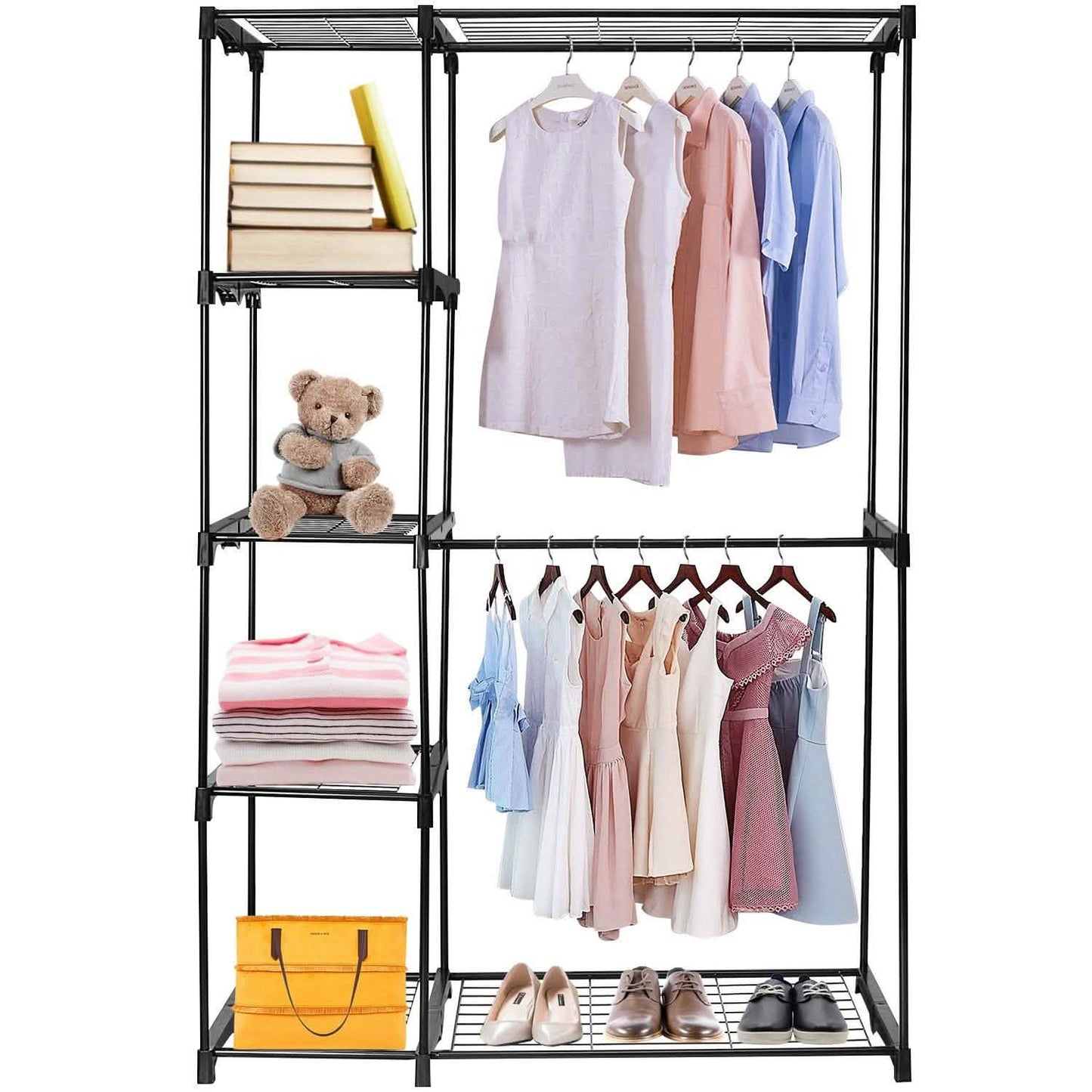 Metallschrank Deluxe mit doppelter Kleiderstange