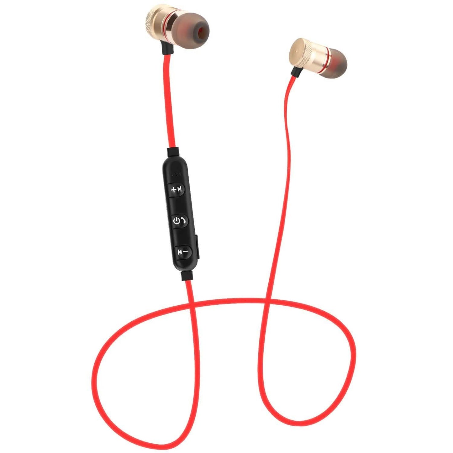 Metall Magnetische Kabellose Bluetooth Kopfhörer Sport Headset Stereo Bass