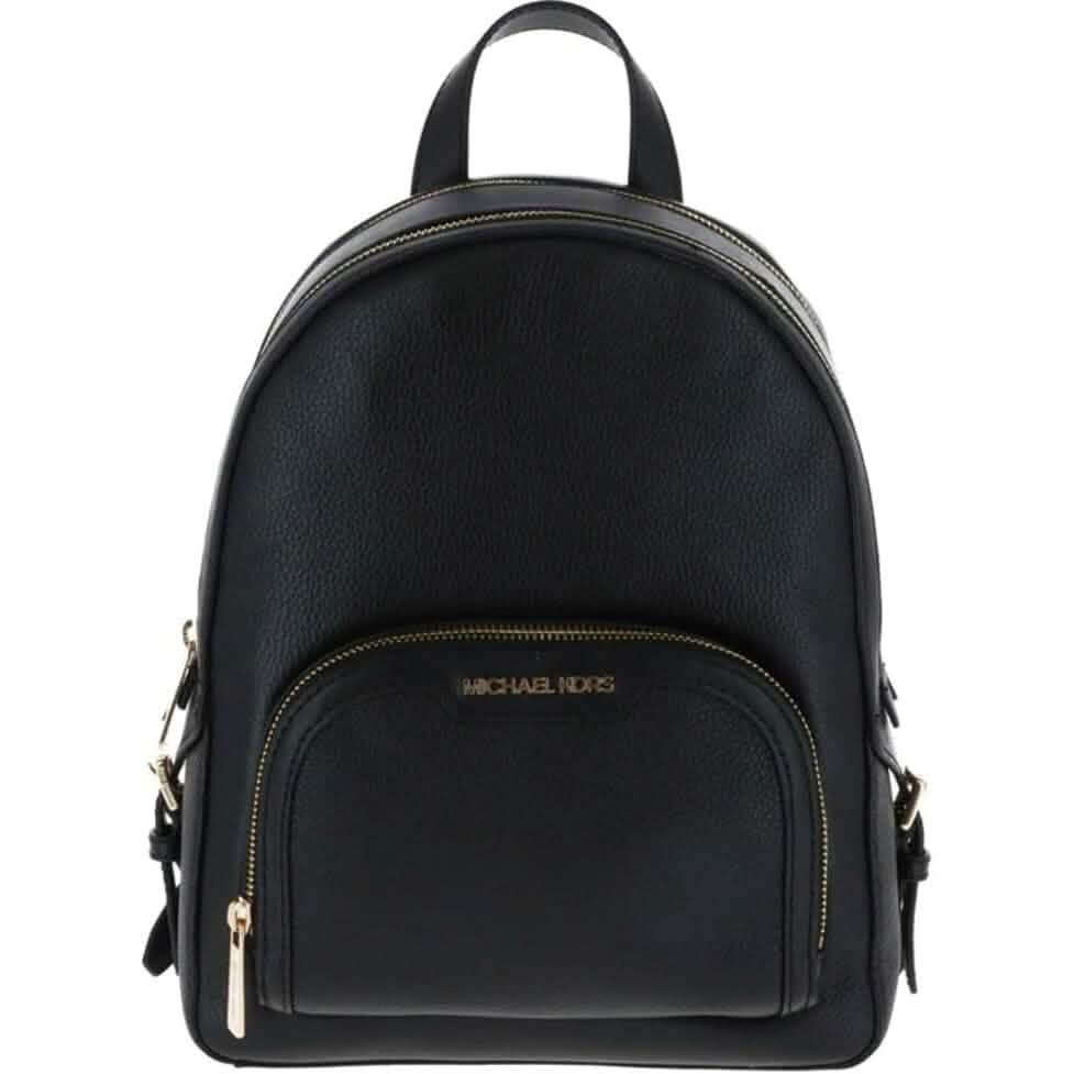 Michael Kors Jaycee Medium Logo Rucksack - Schwarz (Generalüberholt)
