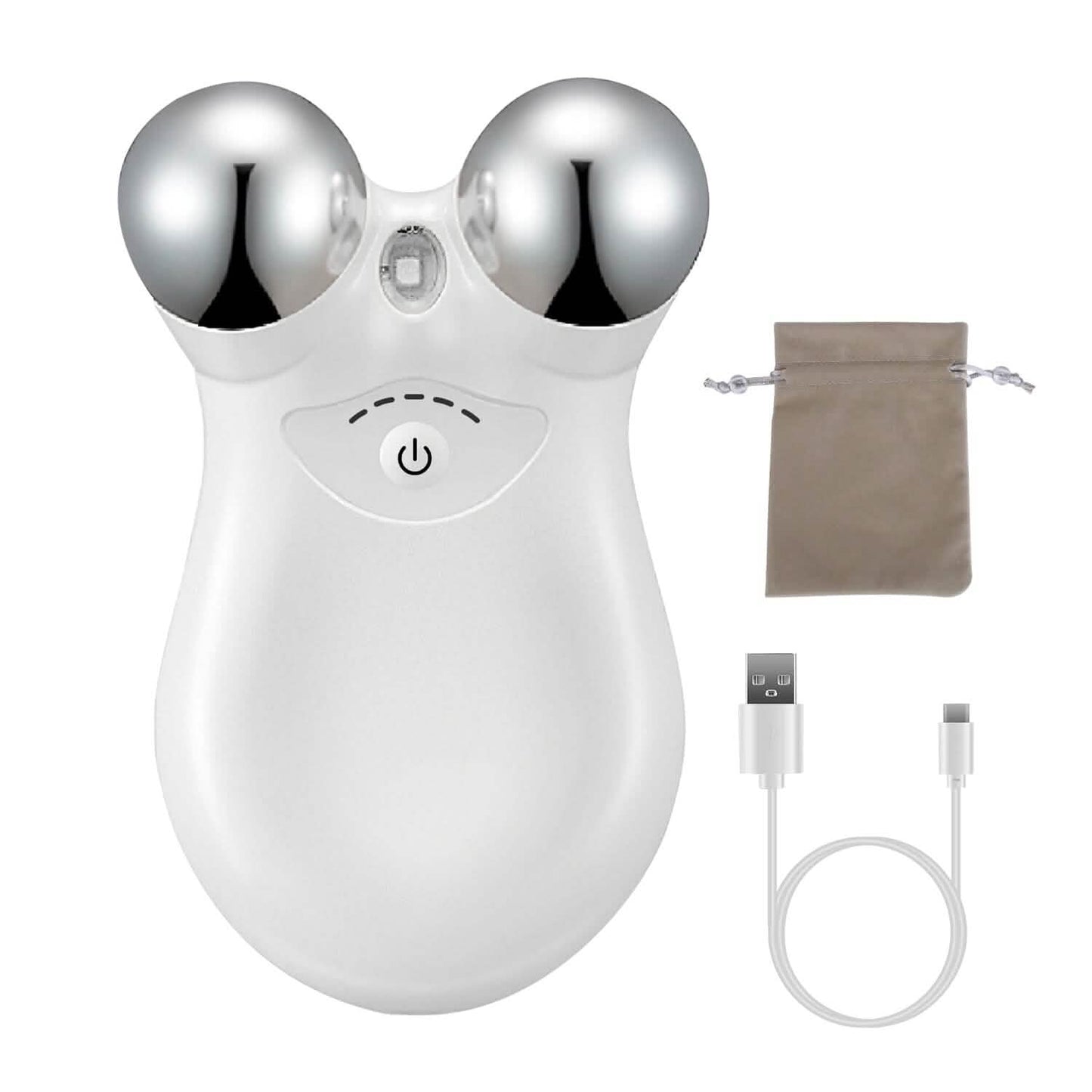 Mikrostrom-Gesichtsmassagegerät wiederaufladbarer Roller mit 5 Stufen