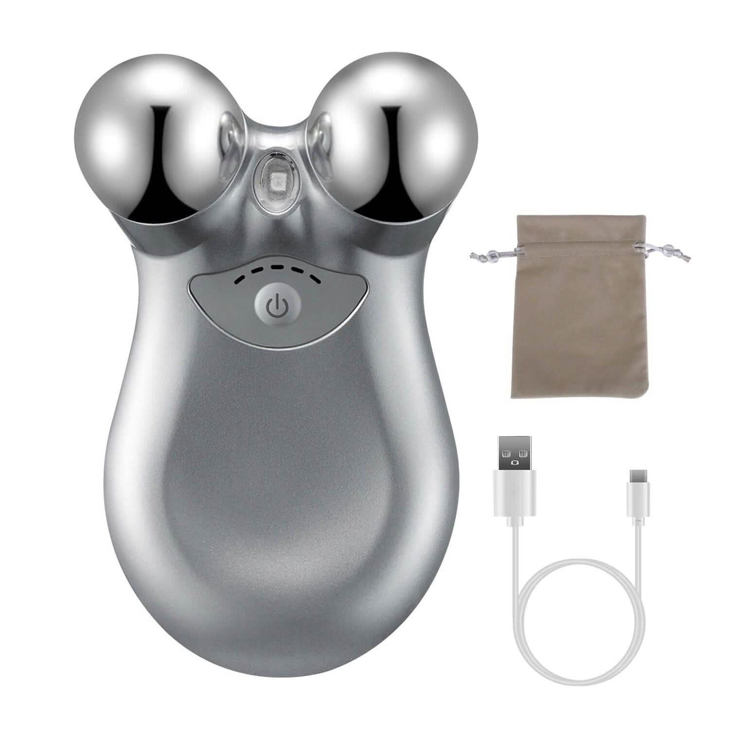 Mikrostrom-Gesichtsmassagegerät wiederaufladbarer Roller mit 5 Stufen