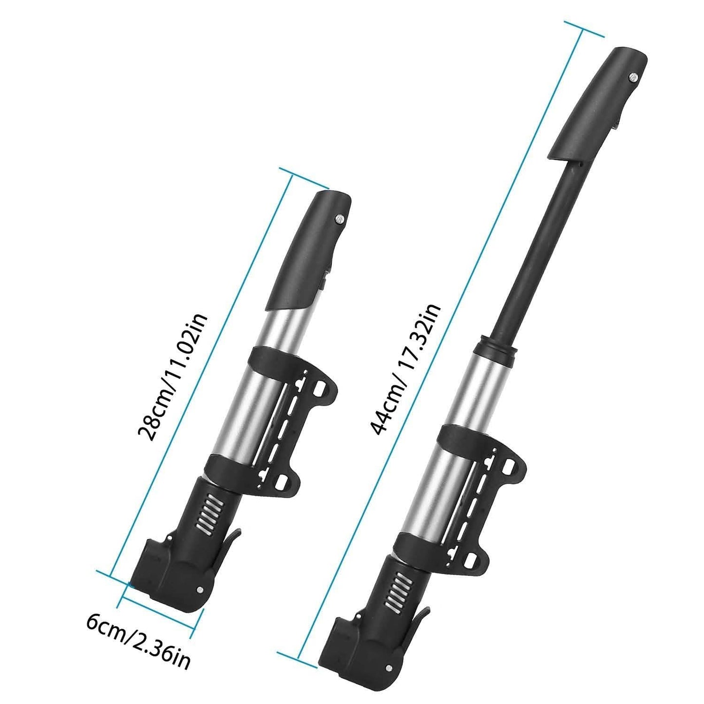 Minifahrradpumpe Tragbarer Fahrradreifen-Inflator