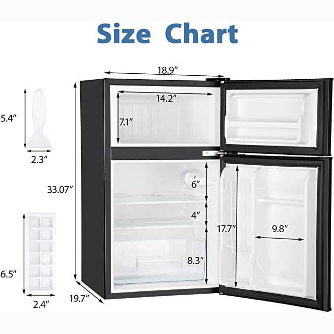 Mini-Kühlschrank mit Gefrierfach
