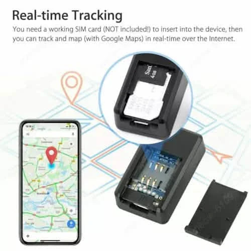 Mini Magnetischer GPS-Tracker Echtzeit Auto LKW Fahrzeug Ortungsgerät