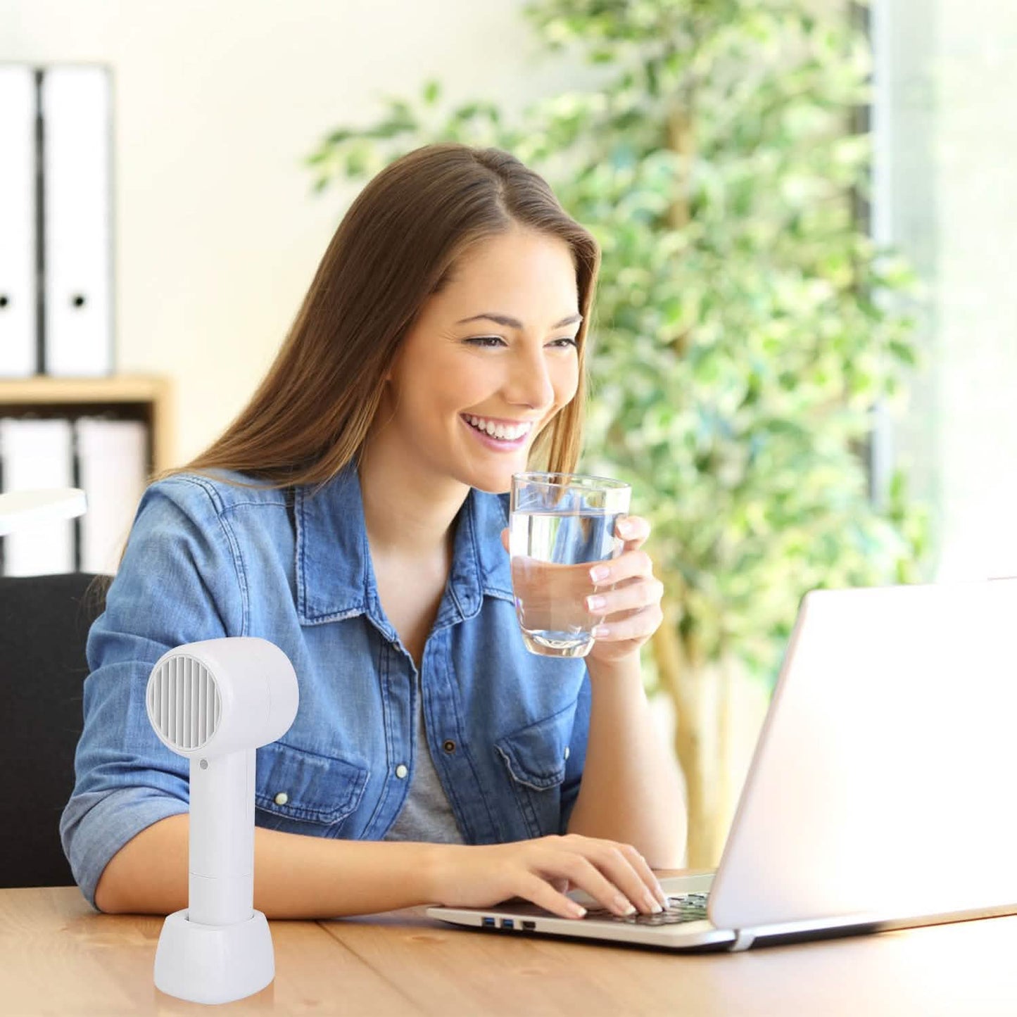 Mini tragbarer, wiederaufladbarer USB-Handkühlventilator