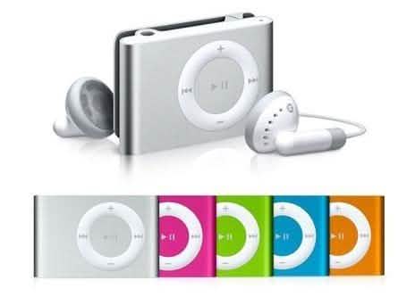Mini-MP3-Player mit USB-Kabel und Kopfhörern