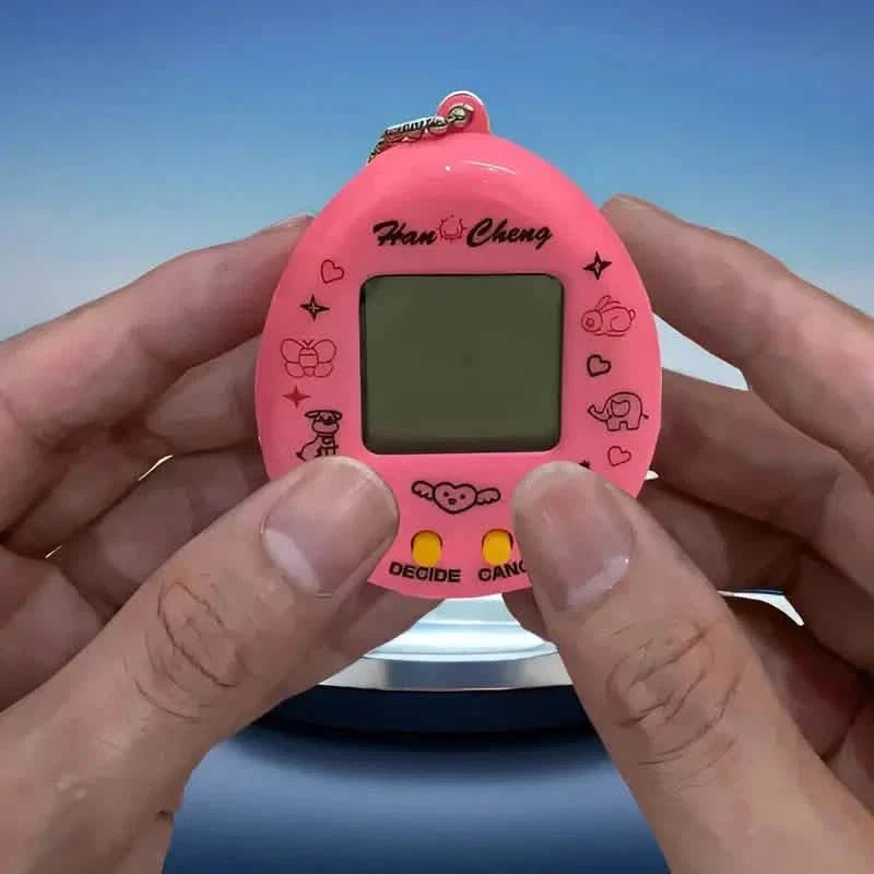 Mini virtuelles Haustierspiel, batteriebetriebenes nostalgisches Handheld-Spielzeug