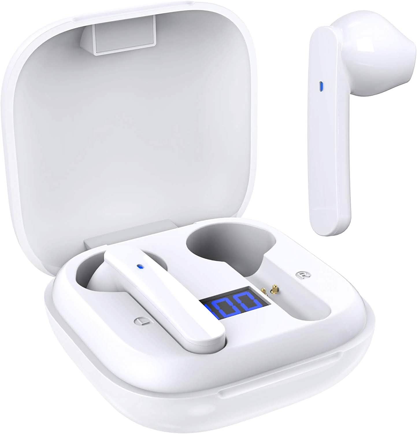 Miracase Kabellose Ohrhörer Bluetooth 5.0 Kopfhörer mit USB-C Ladecase