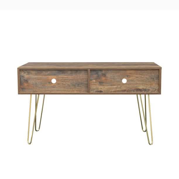 Moderne TV-Konsole aus Holz