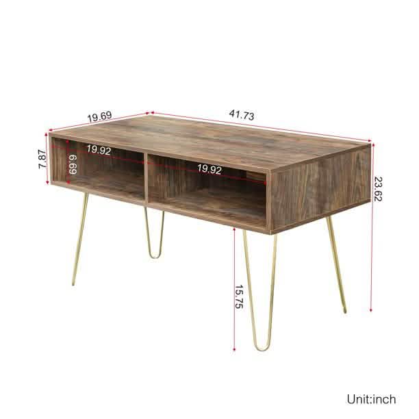 Moderne TV-Konsole aus Holz