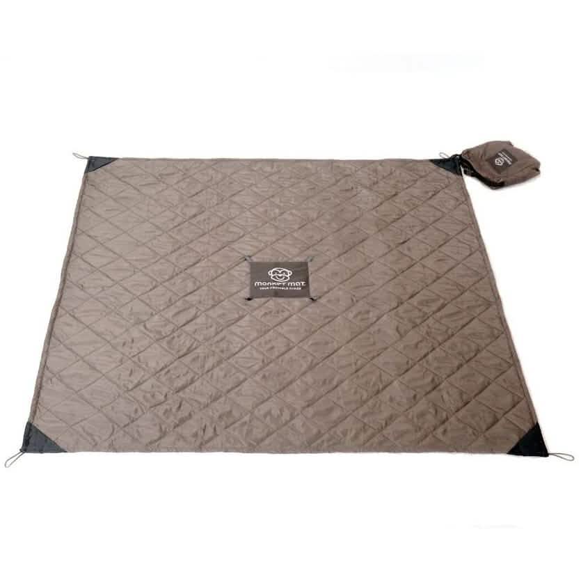 Monkey Mat Gesteppte, leichte, luxuriöse, wasserabweisende Picknick-Reisedecke