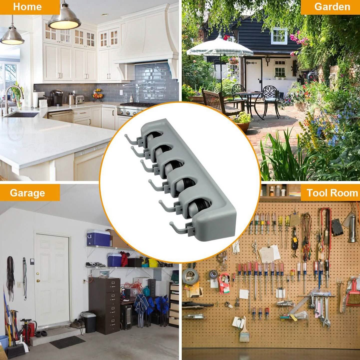 Mopphalter Wandhalterung Organizer