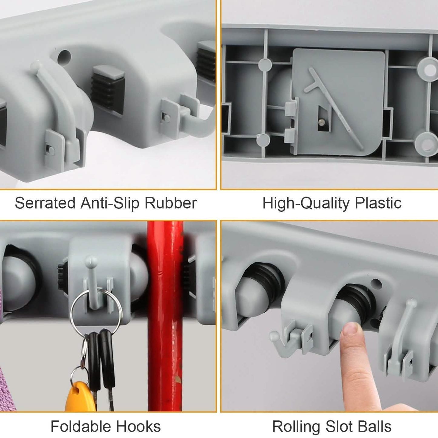 Mopphalter Wandhalterung Organizer