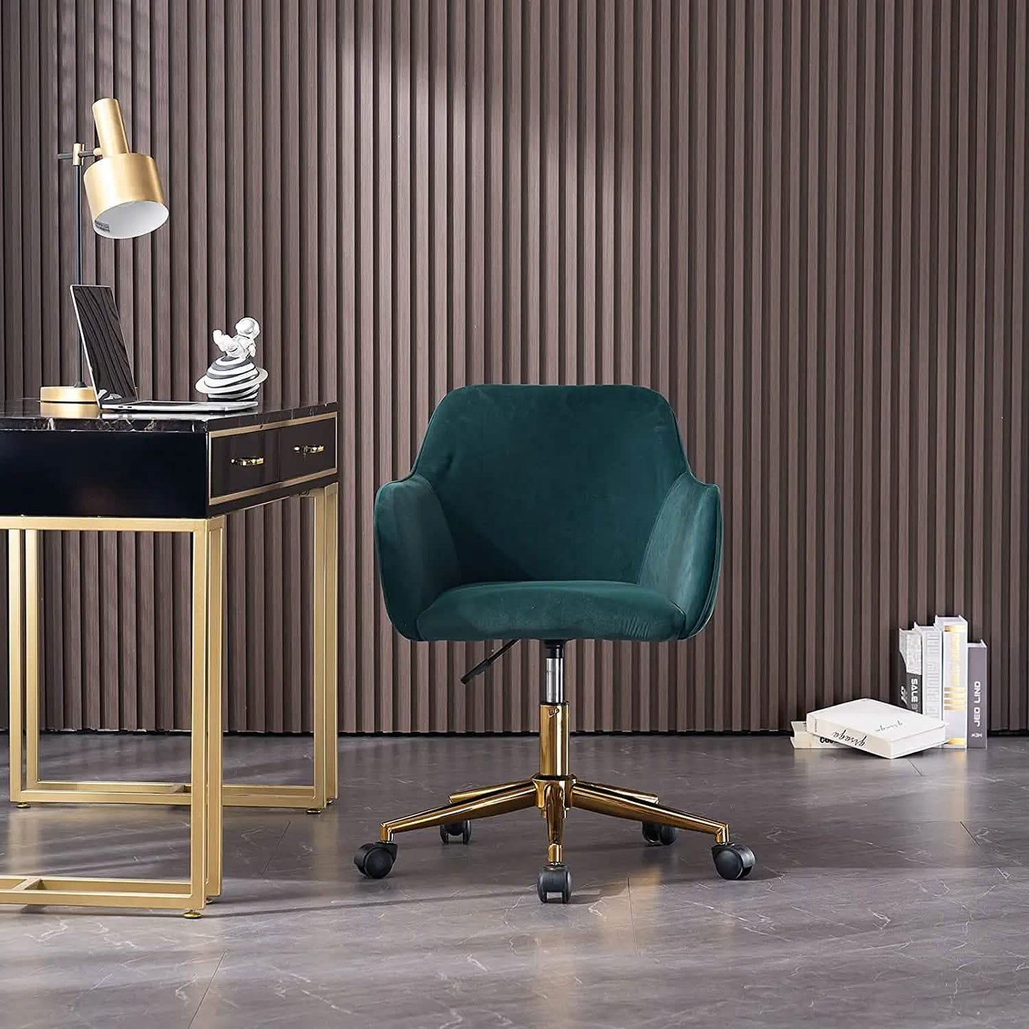 Morden Crush-Velvet-Bürostuhl