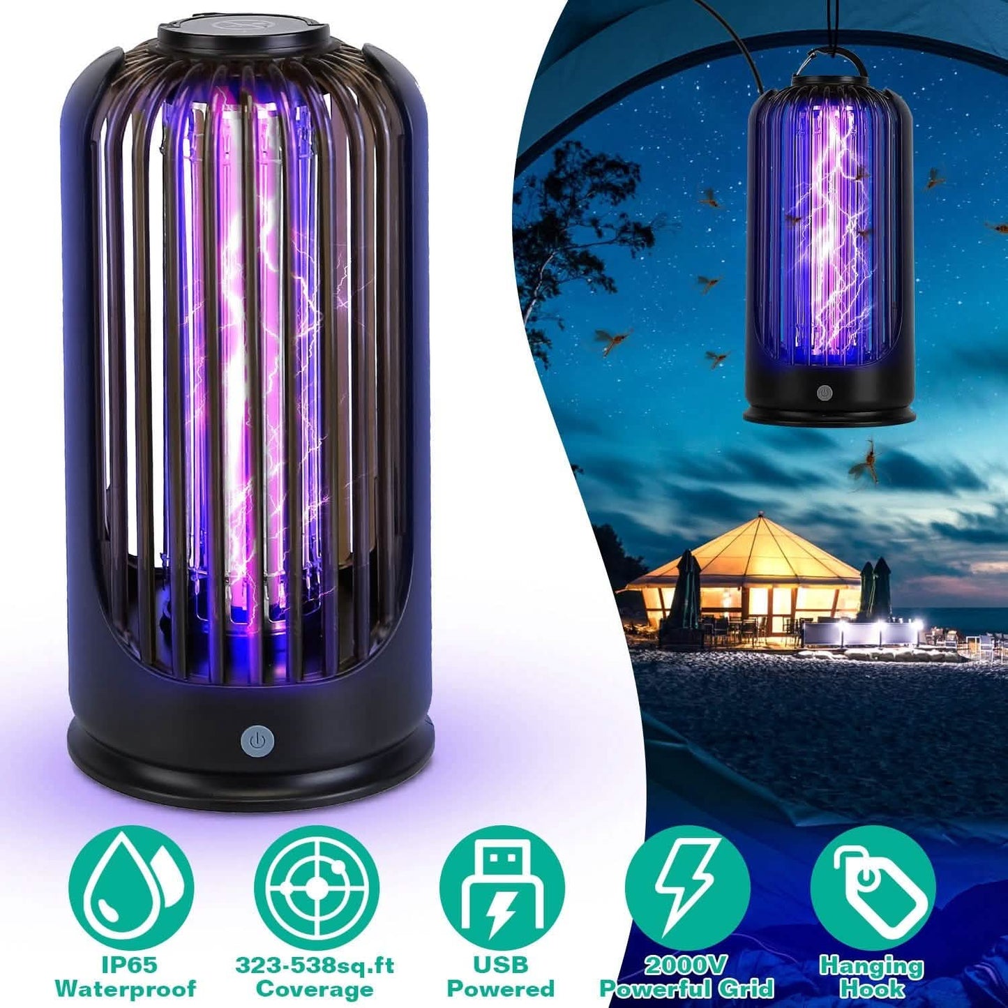 Moskito Killer Lampe 2000V Hochleistungs-Schädlingsbekämpfung