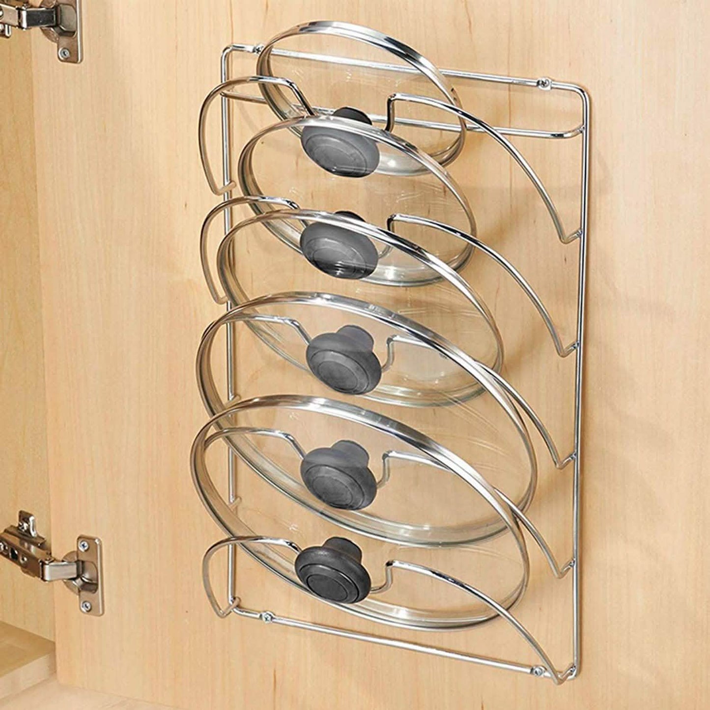 Wandmontierter Topfdeckelhalter Topfdeckel-Organizer