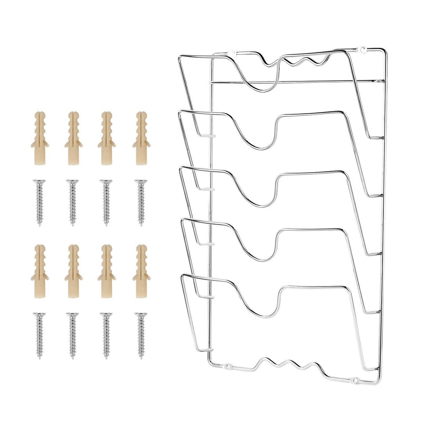 Wandmontierter Topfdeckelhalter Topfdeckel-Organizer