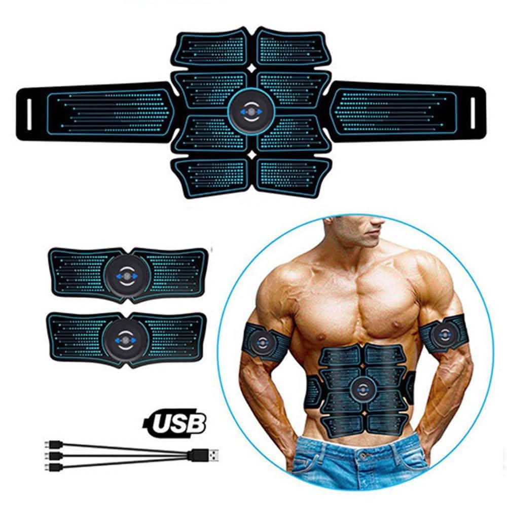 Movsou Muskeltrainer Intelligenter Bauchmuskelstimulator mit 6 Modi, 10 Stufen