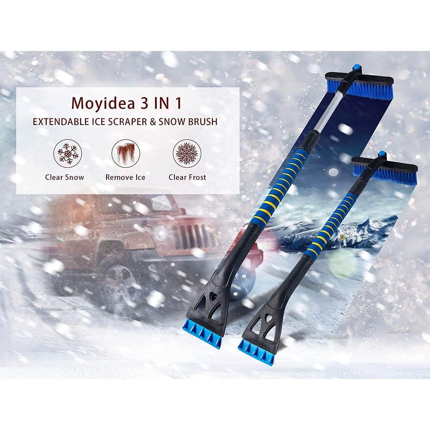 Moyidea 36" Ausziehbarer Eiskratzer