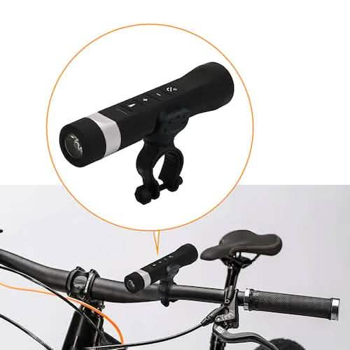 Multifunktions-Fahrradlicht, Taschenlampe, Bluetooth-Lautsprecher, Freisprechfunktion, Mikrofonunterstützung