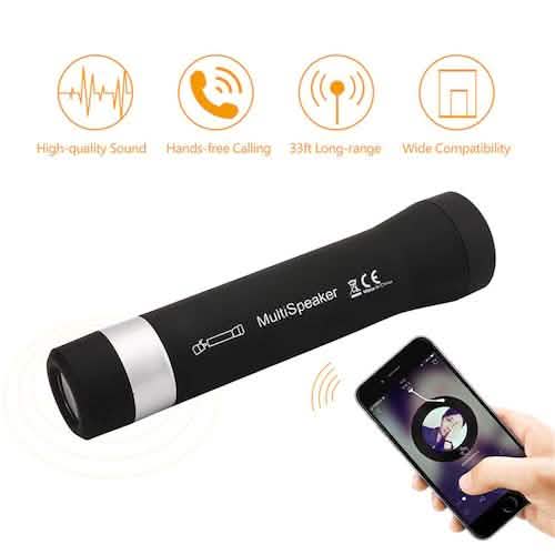 Multifunktions-Fahrradlicht, Taschenlampe, Bluetooth-Lautsprecher, Freisprechfunktion, Mikrofonunterstützung