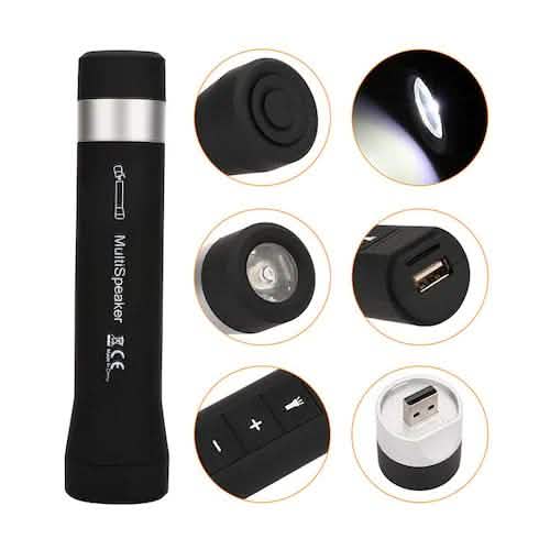 Multifunktions-Fahrradlicht, Taschenlampe, Bluetooth-Lautsprecher, Freisprechfunktion, Mikrofonunterstützung