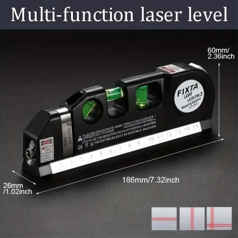 Multifunktions-Laserwasserwaage und Anreißwerkzeug