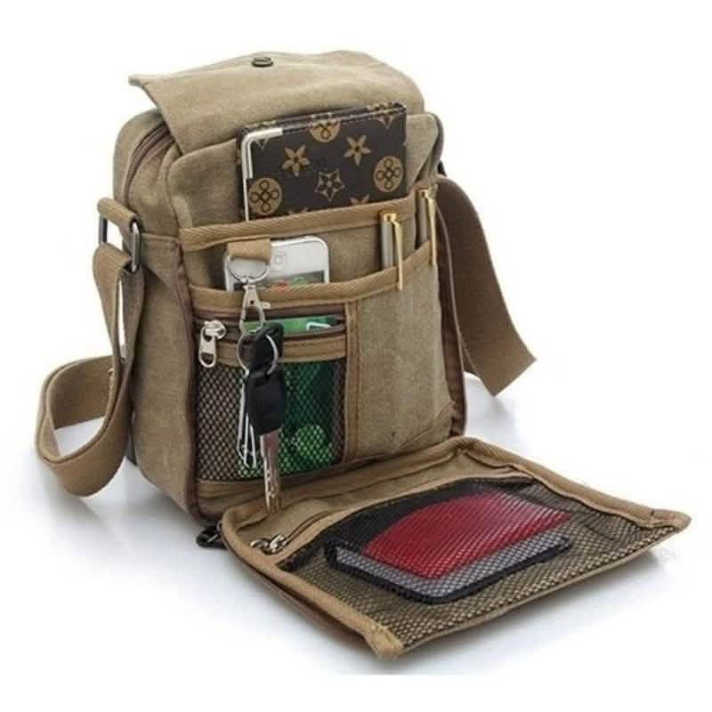 Multifunktionale Segeltuchtasche