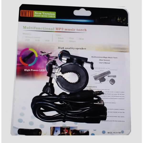 Multifunktionale MP3-Musik-Taschenlampe