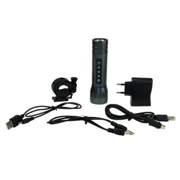 Multifunktionale MP3-Musik-Taschenlampe