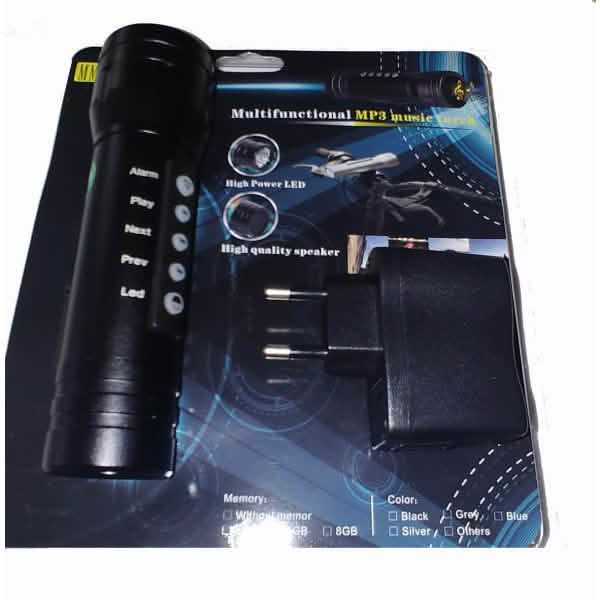 Multifunktionale MP3-Musik-Taschenlampe