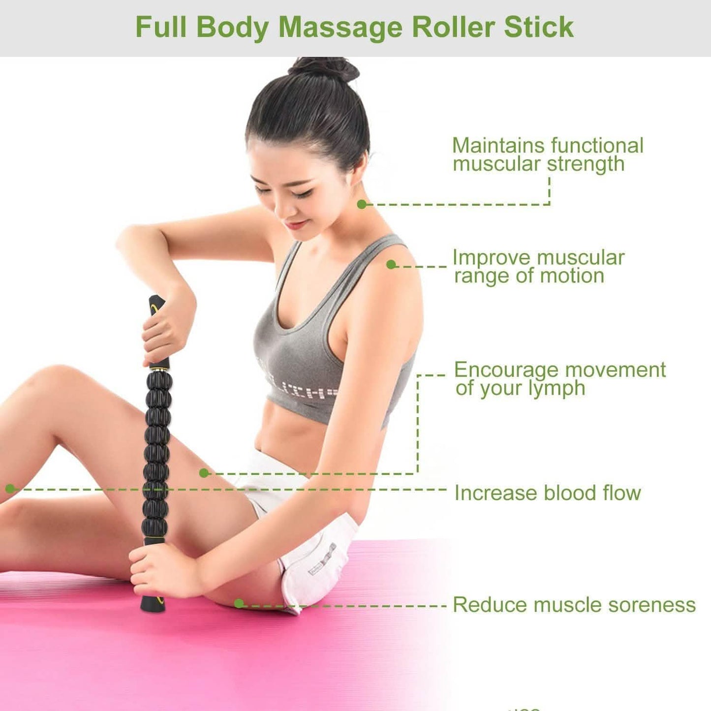 Muskelroller Massagestab Körper Physiotherapie