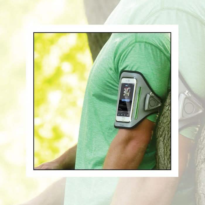MYGUARD SPORT LED-Armband & Sicherheitsalarm mit Handyhalterung