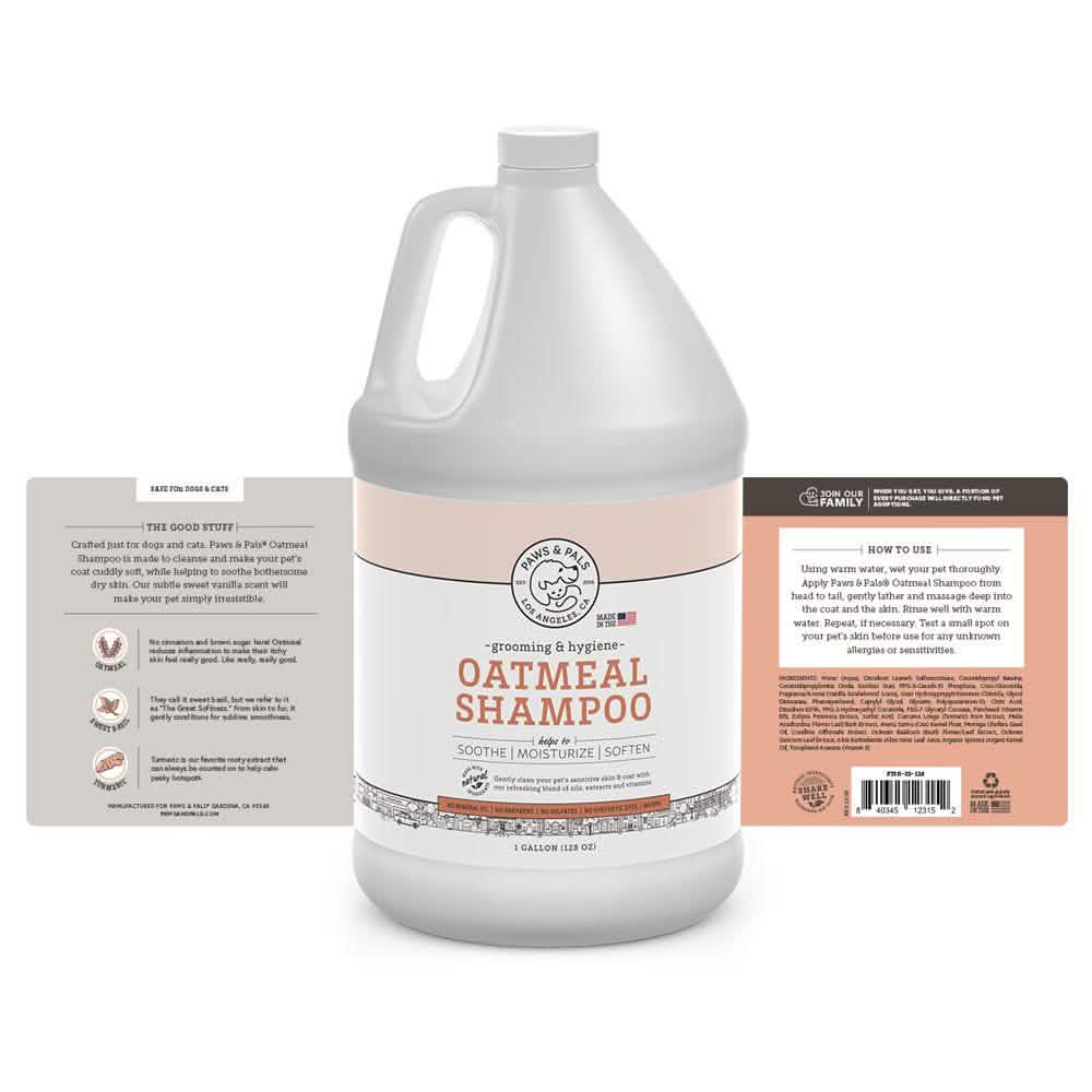 Natürliches Haferflocken-Shampoo – Gallone