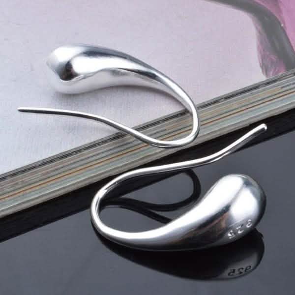 Halskette Ring Haken Ovale Ohrringe Set