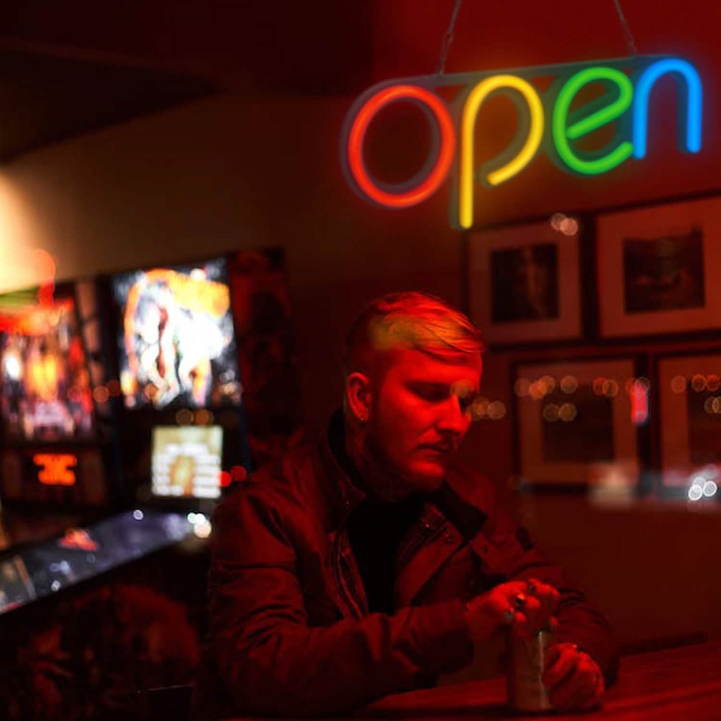 Neon Offene Leuchtreklame