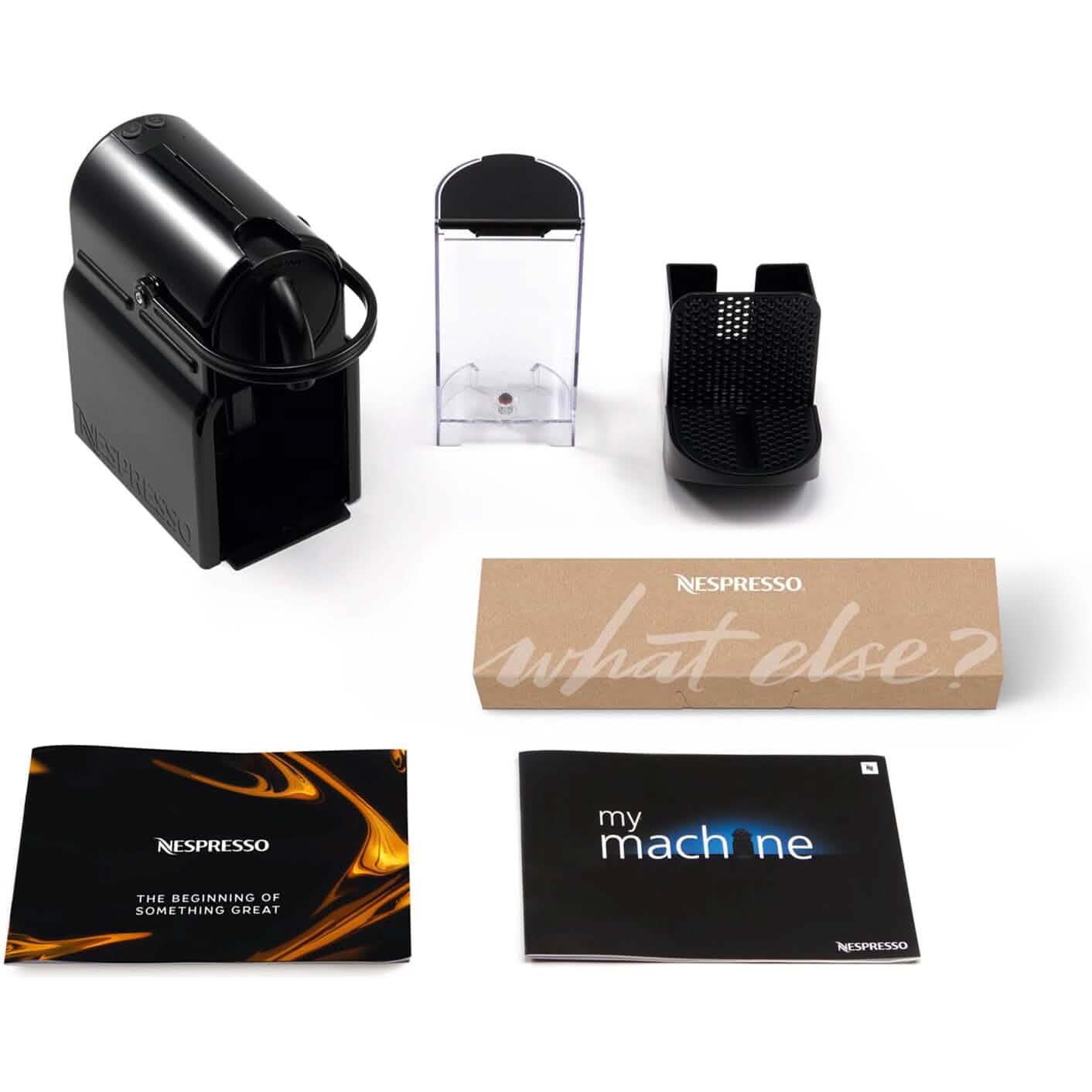 Nespresso Inissia 24 Unzen Espresso- und Lungo-Kaffeemaschine mit Energiesparmodus (erneuert)