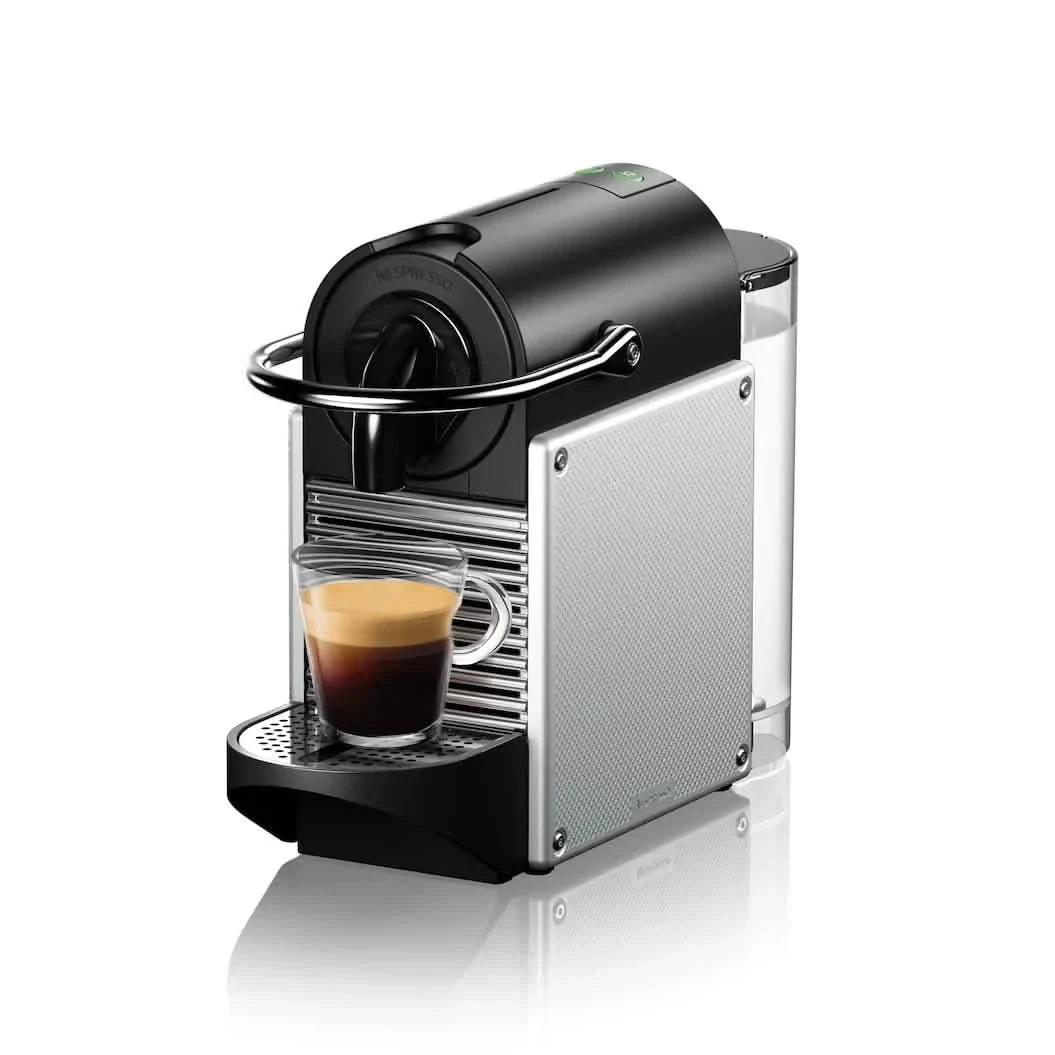 Nespresso Pixie Aluminium Kaffeemaschine (Generalüberholt)