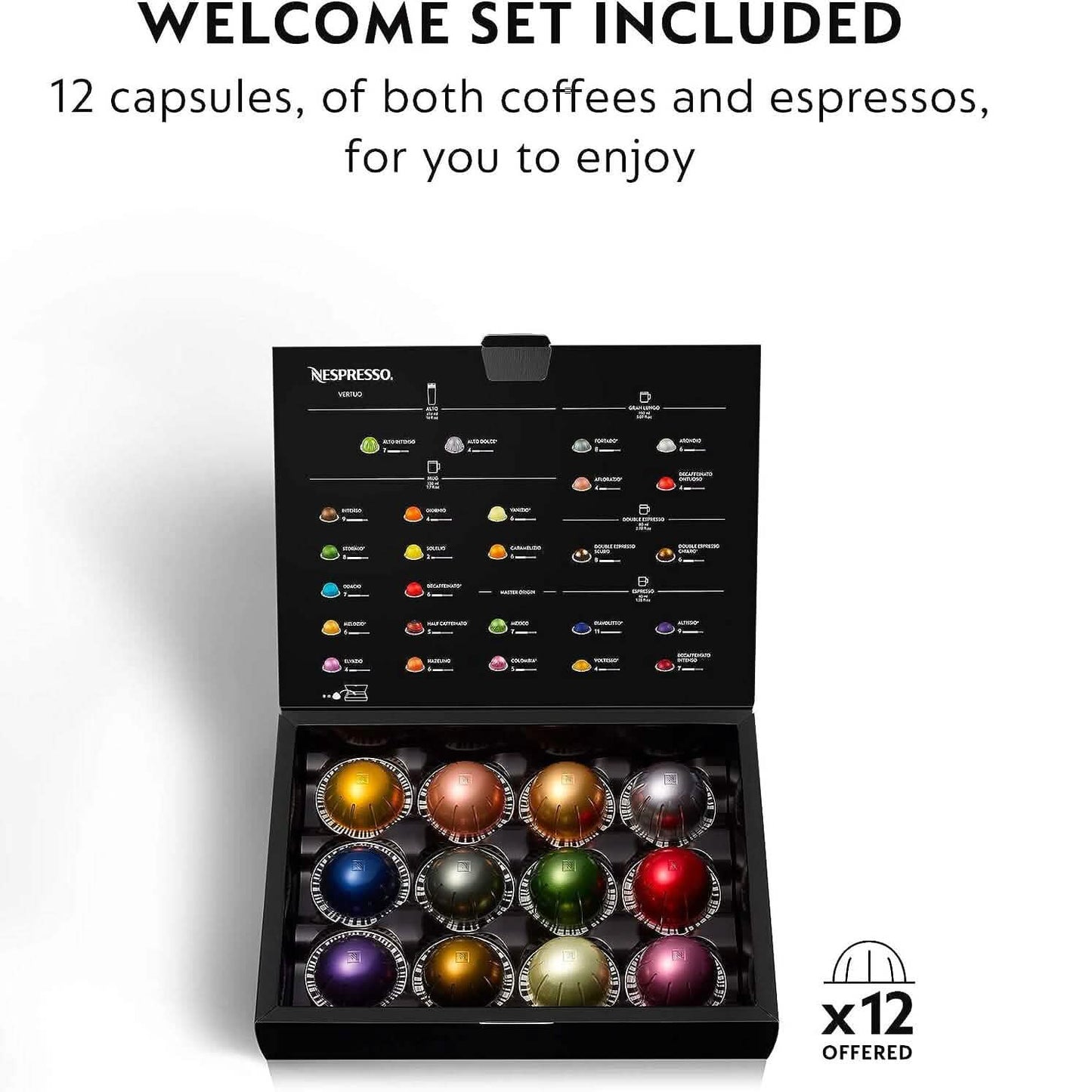Nespresso VertuoPlus Deluxe Kaffee- und Espressomaschine (generalüberholt)