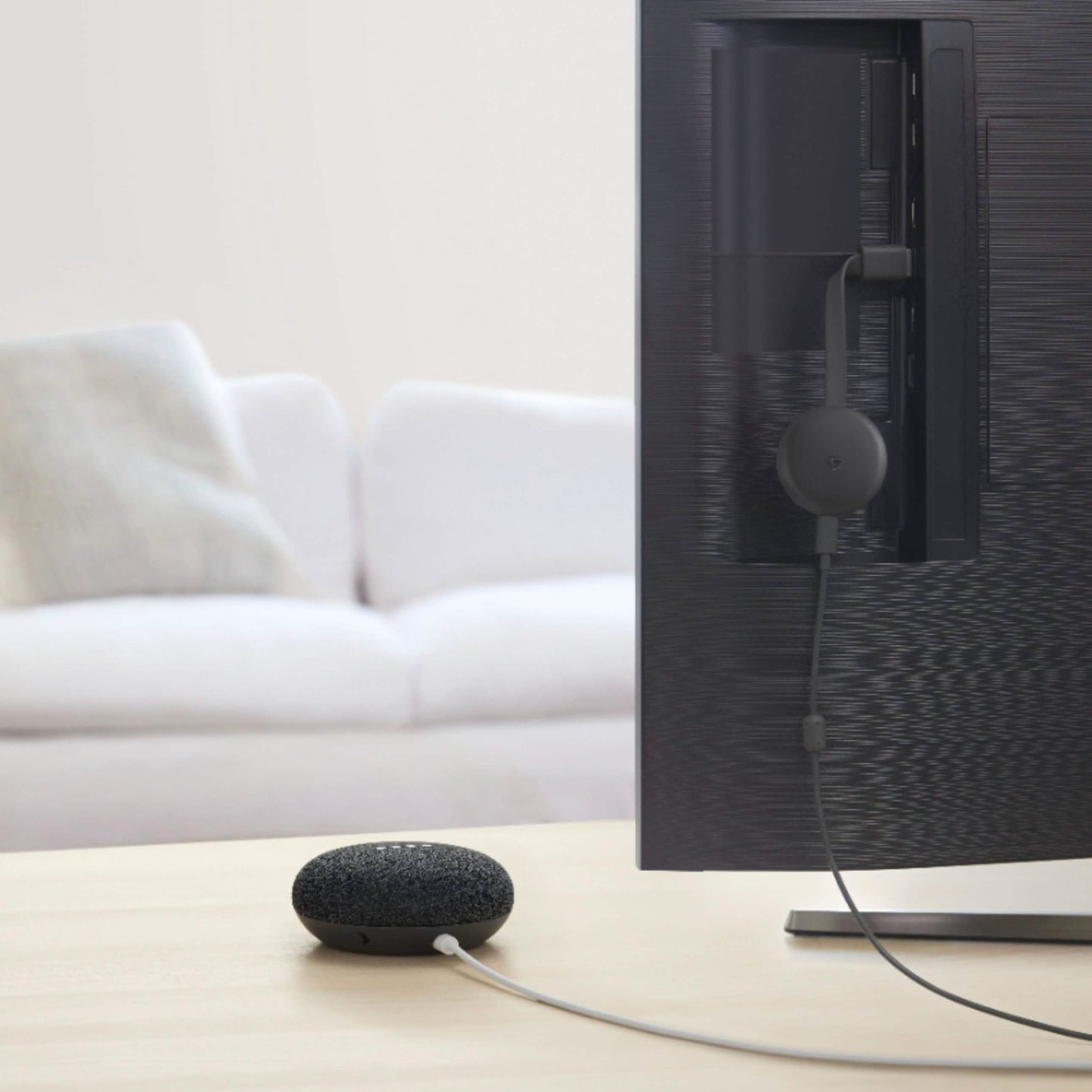 Google Nest Mini (2. Generation) Smart Speaker mit Google Assistant
