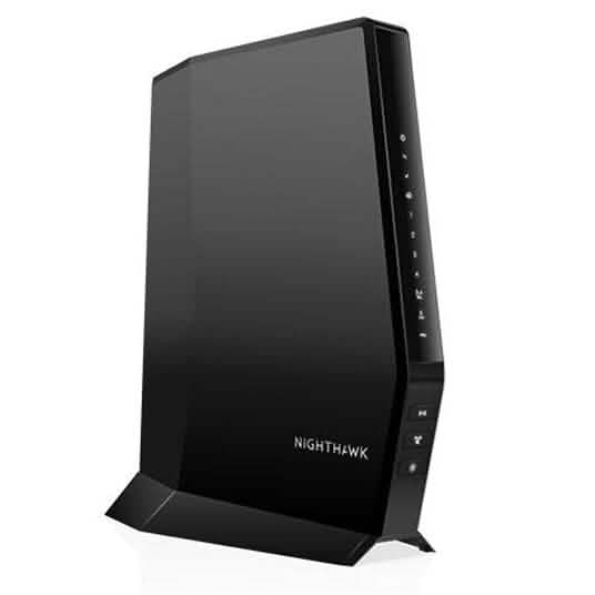 NETGEAR Nighthawk DOCSIS AX2700 3.1 2,7 Gbit/s Zwei-in-Eins Kabelmodem-Router (CAX30-100NAS) (Generalüberholt)