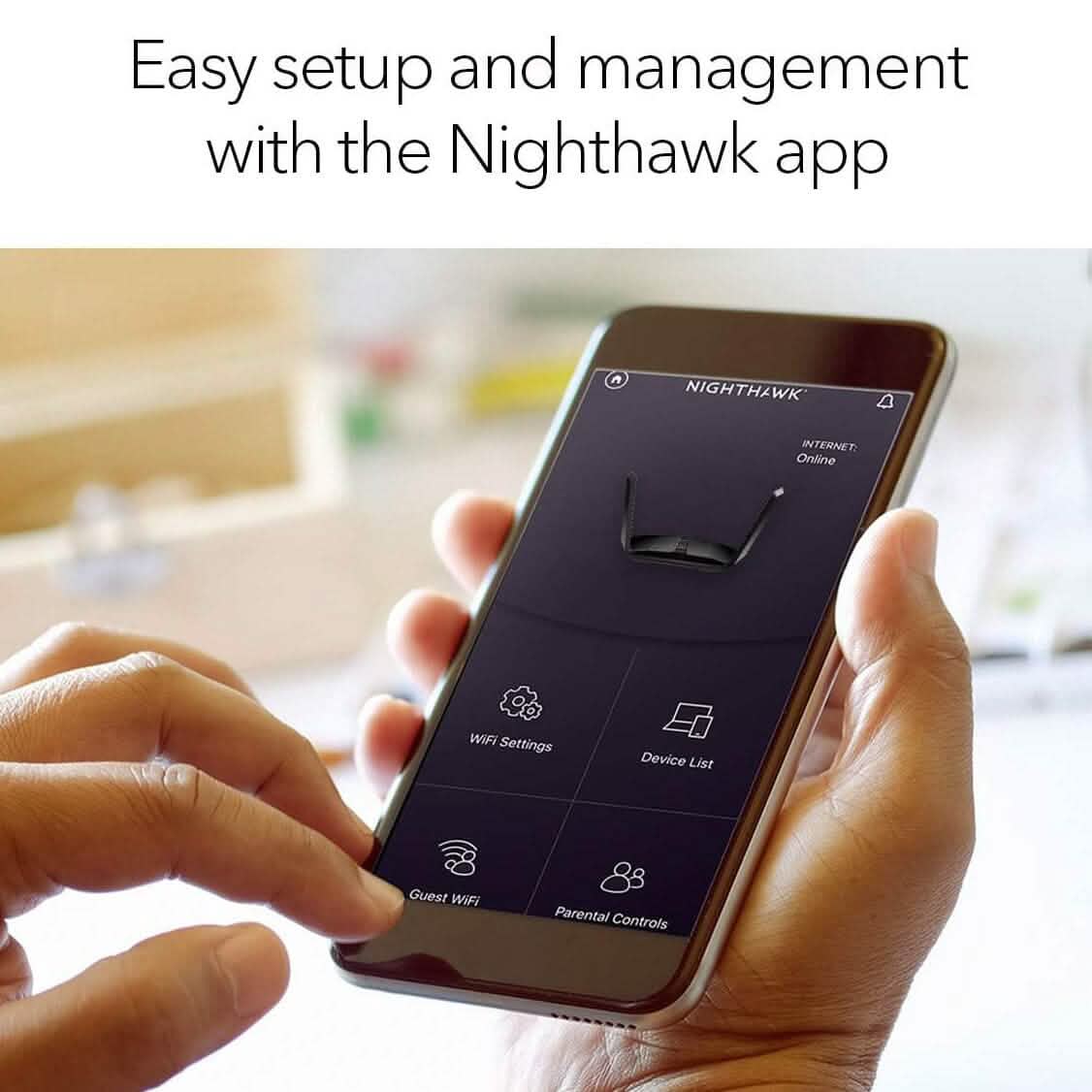 Netgear Nighthawk WiFi 6 (RAX120) AX6000 12-Stream Dual-Band Gigabit Router (generalüberholt)