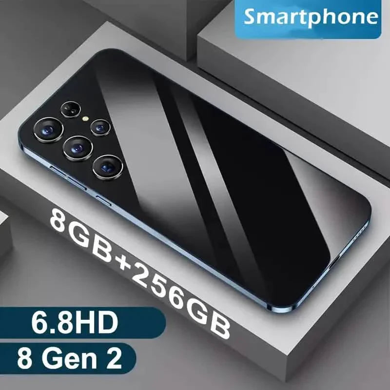 Android 13 5G Smartphone, 6,8 Zoll, Dual SIM, 4GB + 128GB, 48MP+108MP HD Kamera