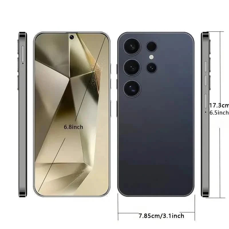 Android 13 5G Smartphone, 6,8 Zoll, Dual SIM, 4GB + 128GB, 48MP+108MP HD Kamera