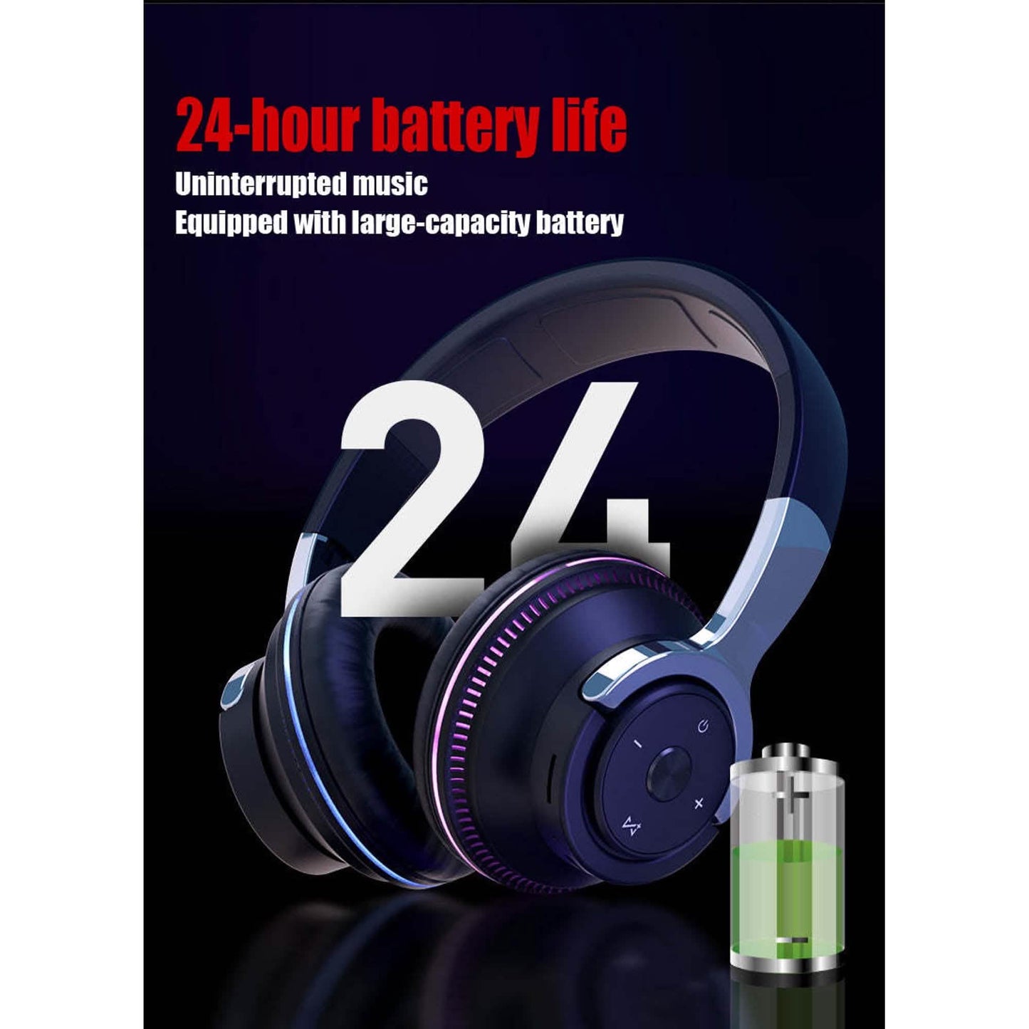 Ninja Dragon Kabelloses, lichtwechselndes Bluetooth-Gaming-Headset
