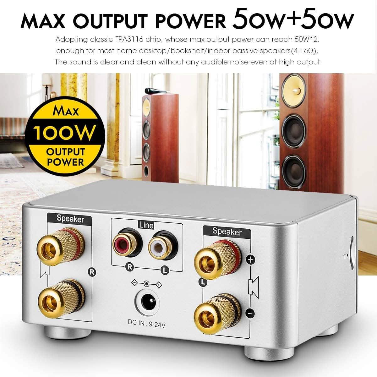 Nobsound 100W Mini Bluetooth 5.0 Leistungsverstärker