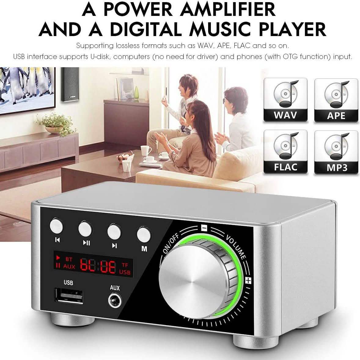 Nobsound 100W Mini Bluetooth 5.0 Leistungsverstärker