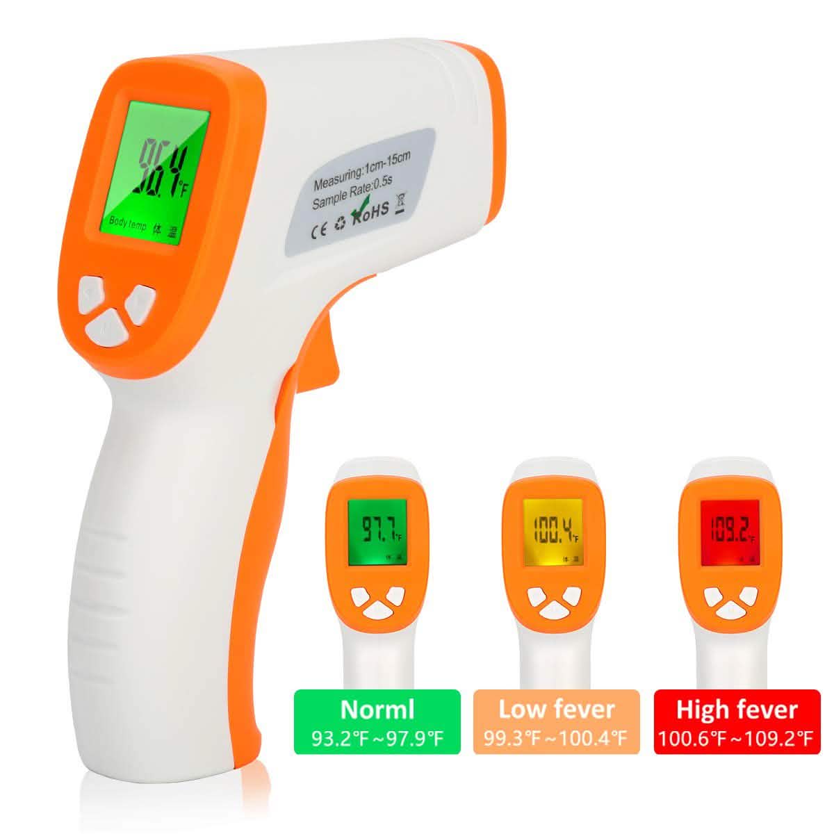 Berührungsloses digitales Infrarot-Thermometer D-380