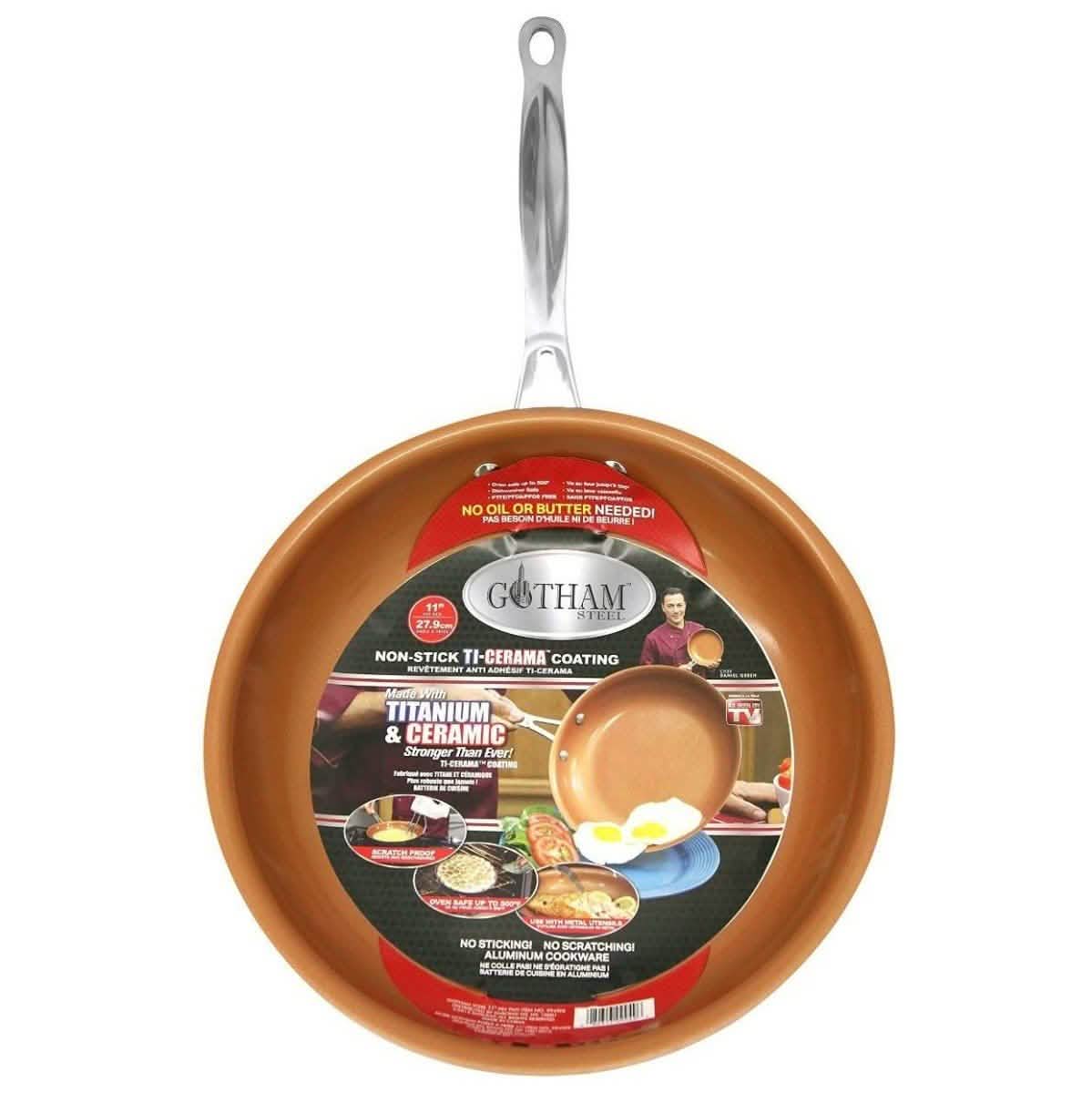 Antihaft-Bratpfannenset von Gotham Steel, 24 und 28 cm